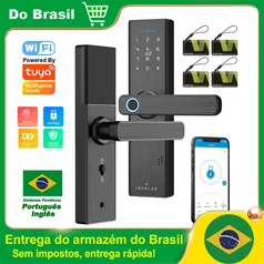 [APP] Fechadura Inteligente Intelar X1 Tuya com Desbloqueio Biométrico de Impressão Digital, Cartão Ic, Senha, App e Chave #Aliexpress🇧🇷