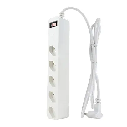 iClamper Energia 5 Tomadas - Filtro de Linha + DPS (Branco) | R$50