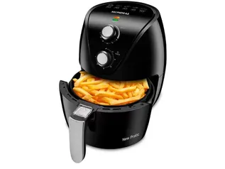 Fritadeira Elétrica sem Óleo/Air Fryer Mondial - New Pratic AF-31 Preta 3,5L com Timer