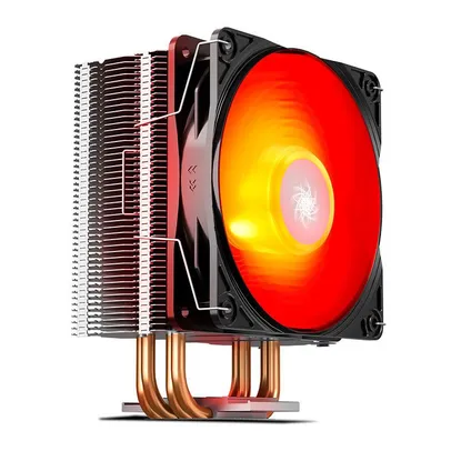 Cooler Para Processador DeepCool Gammaxx 400 V2 Led Vermelho, DP-MCH4-GMX400V2-RD