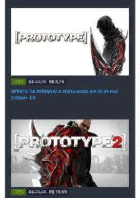 Prototype Franchise Pack Steam - R$29