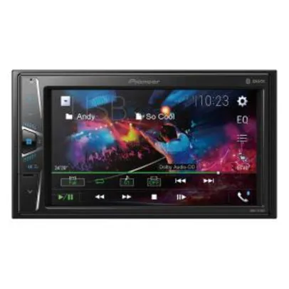 Central Multimídia Pioneer 2 DIN DMH-G228BT Tela Touch 6.2” Bluetooth USB Rádio AM/FM R$ 467