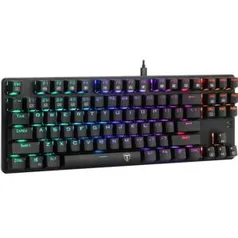 Teclado Mecânico Gamer T-Dagger Bora, RGB, Switch Outemu Brown, US R$ 120