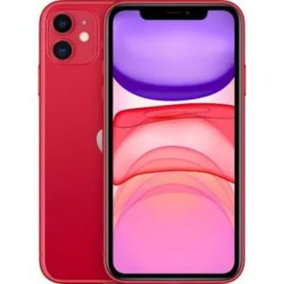 [3535,99 12x - AME + CC Americanas] iPhone 11 256GB Vermelho