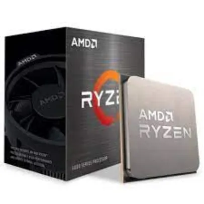 Processador AMD Ryzen 5 5600x, AM4, s/vídeo, 3,7GHz (4,6GHz Turbo)