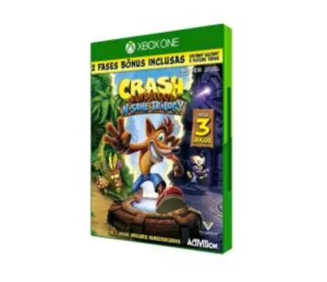 Saindo por R$ 99,9: Crash Bandicoot NSane Trilogy Xbox One - R$ 99,90 | Pelando