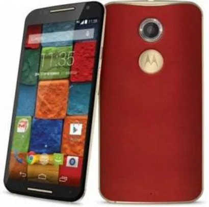 [Saraiva]  Smartphone Motorola Moto X 2ª Geração Rouge por 890