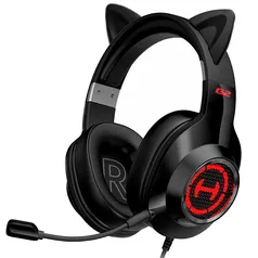 Kit Headset Gamer G2II + Orelhas de Gato EDIFIER