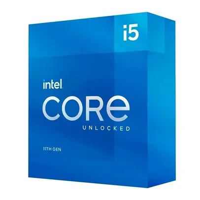 Processador Intel Core i5-11600K Hexa-Core 3.9GHz (4.9GHz Turbo) 12MB Cache LGA1200 | R$1.709