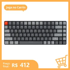 Keychron k3 e v2 ultra-fino sem fio mecânico baixo perfil