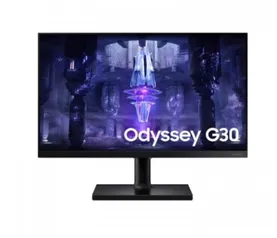 Monitor Gamer Samsung Odyssey G30, 24'' Full HD, 144Hz, 1ms, FreeSync Premium, HDMI/Displayport, Aju