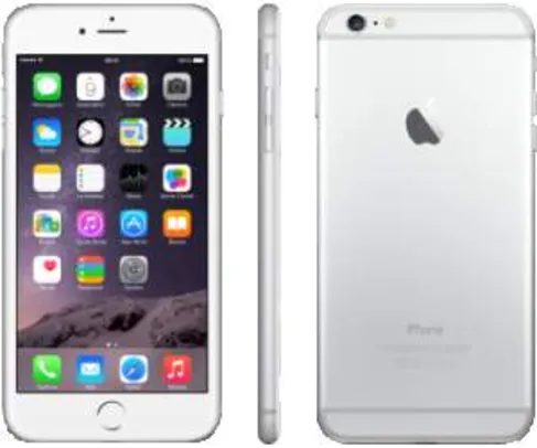 [Saraiva] iPhone 6 "PLUS" 16Gb Prateado Apple - R$3149