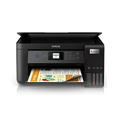 Epson Multifuncional  Ecotank L4260 - Tanque de Tinta Colorida, Wi-Fi Direct, Frente e Verso Automát