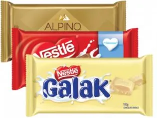 [Loja física - Lojas Americanas] Barra de chocolate Nestlé 100g - R$4