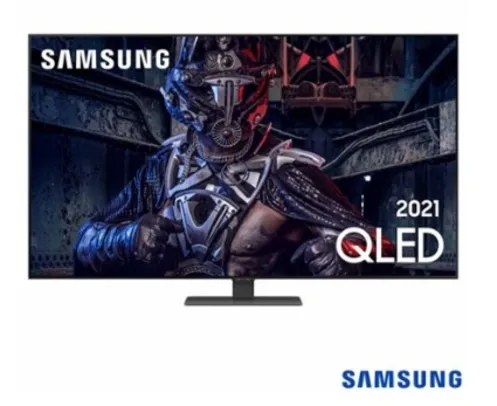 Smart TV 4K Samsung QLED 55" com Modo Game, Alexa Built in e Wi-Fi - 5