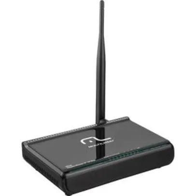 Roteador Wireless Multilaser N 150Mbps 5 Portas Bivolt Preto - R$30