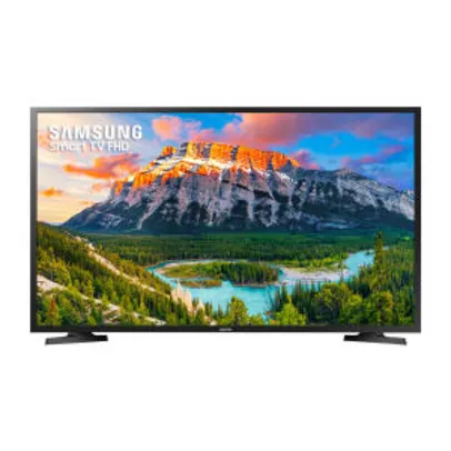 Smart TV LED 49" Samsung 49J5290 Full HD com Conversor Digital 2 HDMI 1 USB Wi-Fi | R$1.549