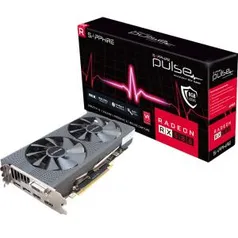 Placa de Vídeo Sapphire Radeon RX 580 Pulse Dual, 8GB GDDR5, 256BIT, R$ 1349