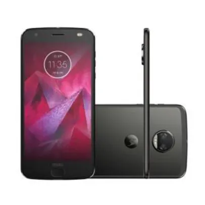 Smartphone Motorola Moto Z2 Force Edition 64GB Ônix 4G Tela 5.5" 12MP Android 7.1.1 - R$ 1780