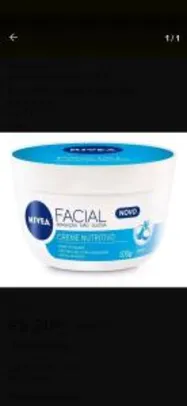 Creme Facial Nutritivo Nvea 100g | R$21
