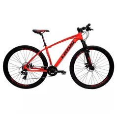 Bicicleta mtb Alúminio Cairu Lotus Aro 29 21 Marchas Shimano Freio à Disco Quadro 17