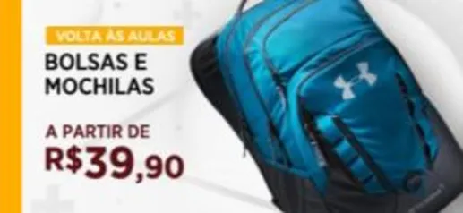 Seleção de Bolsas e Mochilas a  partir de R$ 40