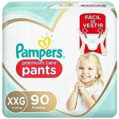 Fralda Pampers Pants Premium Care XXG 90 unidades