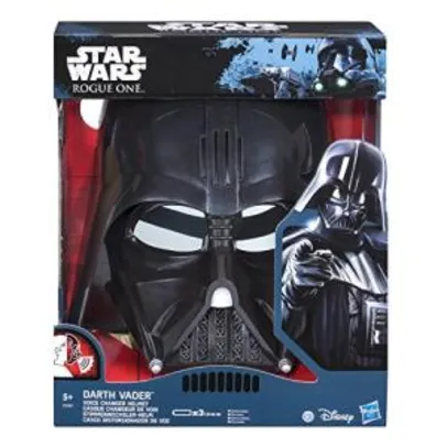 Máscara Eletrônica Star Wars Darth Vader Hasbro Preto | R$90