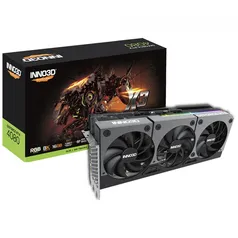 Placa de Vídeo INNO3D NVIDIA GeForce RTX 4080 X3, 16GB, GDDR6X, DLSS, Ray Tracing, N40803-166XX-187049N