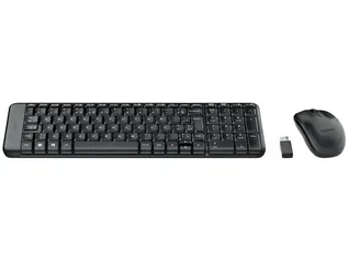 Kit Teclado e Mouse Sem Fio Logitech MK220 - Kit Teclado e Mouse 