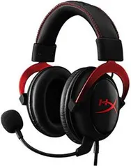 Headset Gamer Hyperx Cloud II, Kingston, KHX-HSPC-RD, Preto e Vermelho | R$511