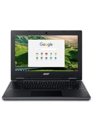 Chromebook Acer R721T-488H AMD A4-9120C 4GB 11,6" Chrome OS | R$1.699