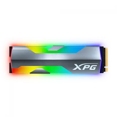 SSD Adata Spectrix S20G RGB, 1TB, M.2 2280 NVMe, Leitura 2500MBs e Gravação 1800MBs, ASPECTRIXS20G-1T-C