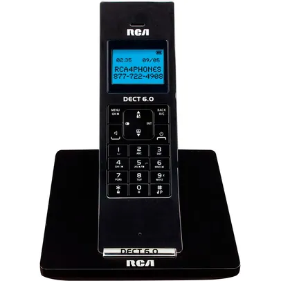 Aparelho Telefone Ramal Sem Fio Com Base Modelo Rca 2130-okbga Preto