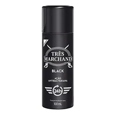 [+POR- R$ 4,36 REC] Très Marchand Desodorante Spray Masculino Black 100Ml