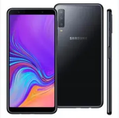 Smartphone Samsung Galaxy A7 Preto 64GB, 4GB RAM | R$993