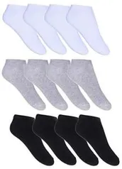 [PRIME] Kit 12 Pares Meia Masculina | R$25