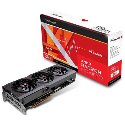 Placa de Vídeo RX 7900 XTX Sapphire AMD, 24 GB GDDR6 - 11322-02-20G