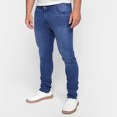 Calça Jeans Skinny Ecxo Estonada Masculina