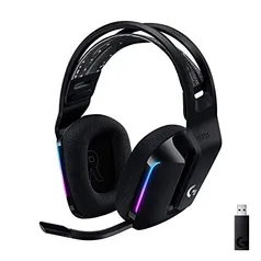 Headset Gamer Sem Fio Logitech G733 7.1 Dolby Surround com Tecnologia Blue VO!CE, RGB LIGHTSYNC