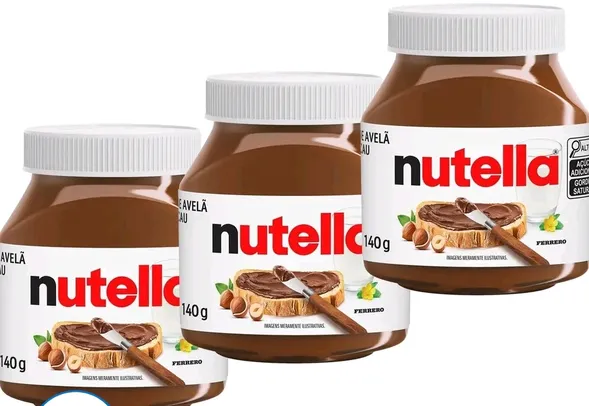 Kit Creme de Avelã com Cacau Nutella Ferrero