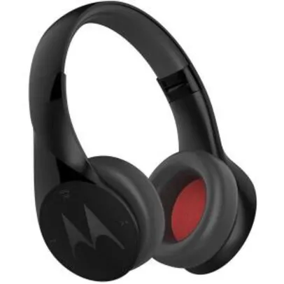 Fone De Ouvido Motorola Pulse Escape - Bluetooth Com Microfone E Controles Touch Preto - R$138