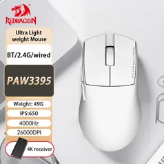 Mouse Sem Fio Redragon G49, Sensor PAW3395