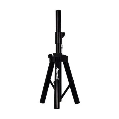 Suporte Tripé Pedestal P/ Caixa De Som Altura Máx. De 89,5cm Amvox-  TP 001