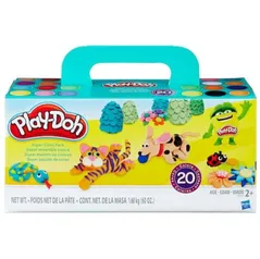 (APP) Kit Massa de Modelar Play-Doh Hasbro com 20 potes sortidos