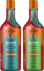 Inoar #Bombar - Kit Shampoo e Condicionador, Crescimento Capilar, 2x1L