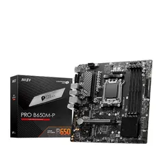 Placa Mãe MSI Pro B650M-P, AMD AM5, M-ATX, DDR5 - PRO B650M-P