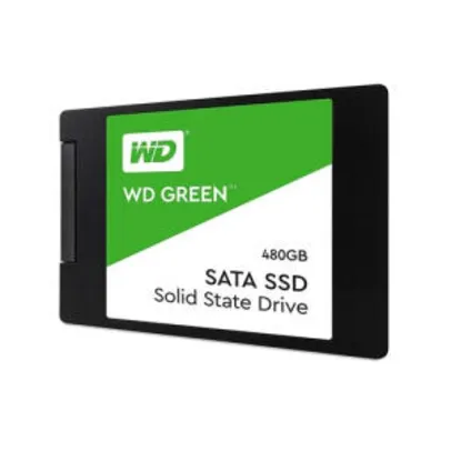 SSD 480GB 2,5 Green SATA III WD | R$ 400