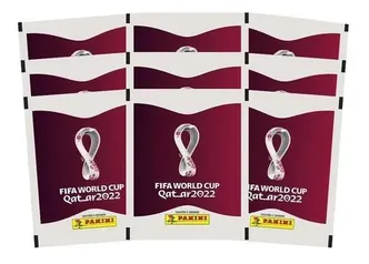 Kit 60 Figurinhas (12 pacotes) Da Copa Do Mundo Qatar 2022 - Panini