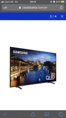 Smart TV Samsung 50" QLED 4K 50Q60A Design Slim Modo Game Som em Movimento Virtual Visual Sem Cabos